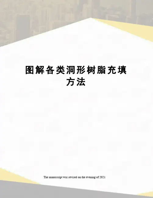 图解各类洞形树脂充填方法