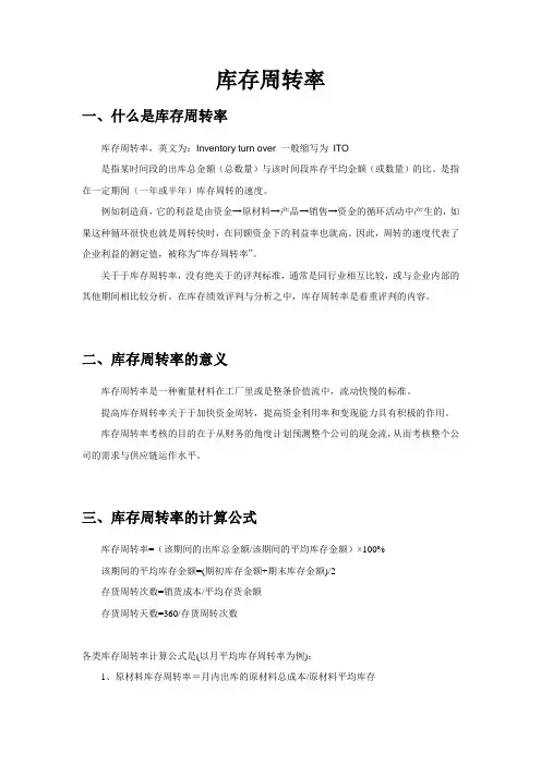 库存周转率的计算公式,库存管理关键要点与常见误区解答