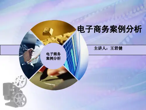 电子商务案例分析王君健291页PPT