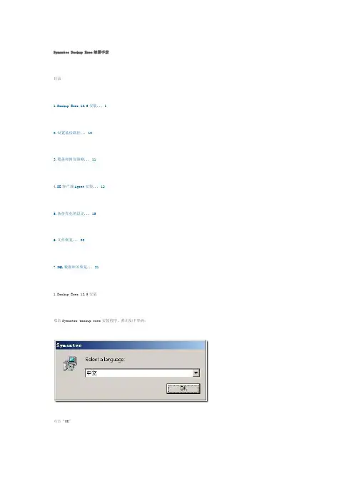 Symantec_Backup_Exec部署手册