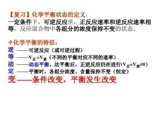 高一化学化学平衡2(PPT)3-1