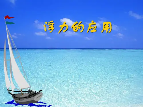 中考物理复习浮力的应用PPT优秀课件