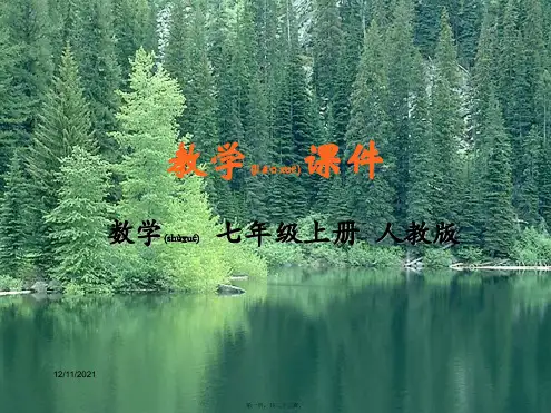 七年级数学上册 第一章 有理数 1.1 正数和负数同步课件