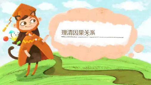 一二年级语文看图说话思维导图：理清因果关系