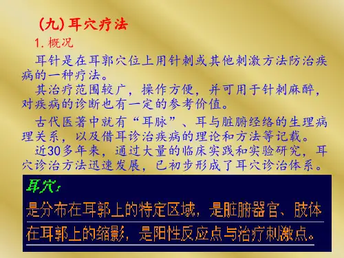 (九)耳穴疗法