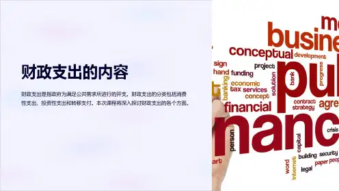 《财政支出的内容》课件