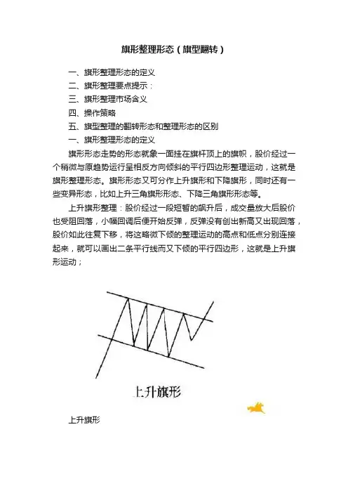 旗形整理形态（旗型翻转）