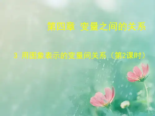北师大版数学七下4.3《用图像表示的变量间关系》ppt课件2