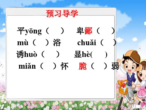 人的高贵在于灵魂ppt课件
