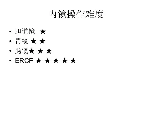 ERCP治疗ppt课件