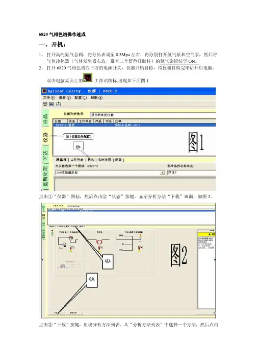 GC-6820气相色谱操作速成