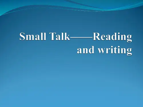 外研版高中英语选修6Module1_Reading_and_Writing_名师课件