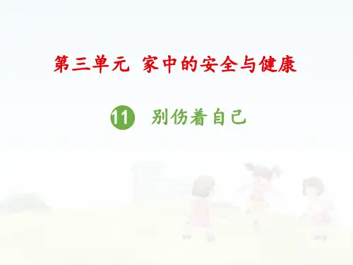 《别伤着自己》人教部编版道德与法治公开课课件1