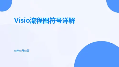 visio流程图符号详解..