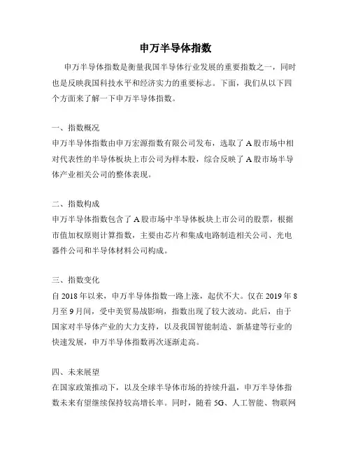 申万半导体指数