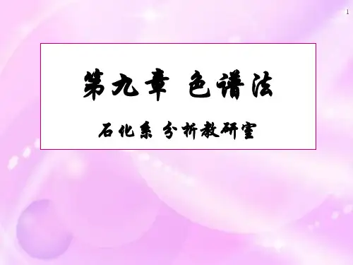 第十三章色谱分析法导论