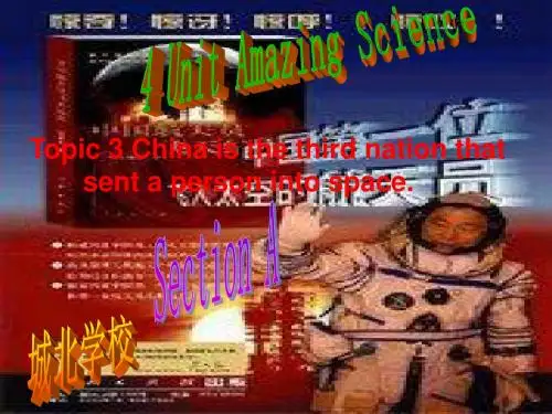 新仁爱英语九年级上册Unit 4 Topic 3 Section A