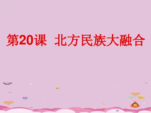 北方民族大融合ppt40 人教版优秀课件