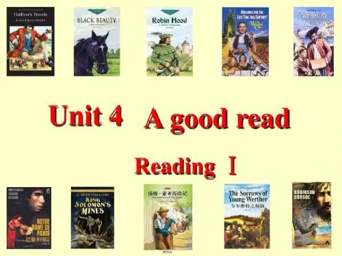 【最新】牛津译林版八年级英语下册Unit 4 A good read ReadingI精品课件