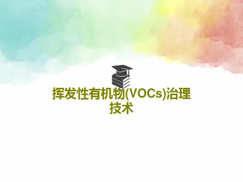 挥发性有机物(VOCs)治理技术42页PPT