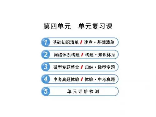 4第四单元 单元复习课件2(北师大版历史八年级上册)
