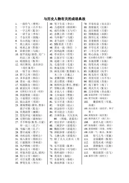 (印)成语典故中的其历史人物、常用成语解释及造句