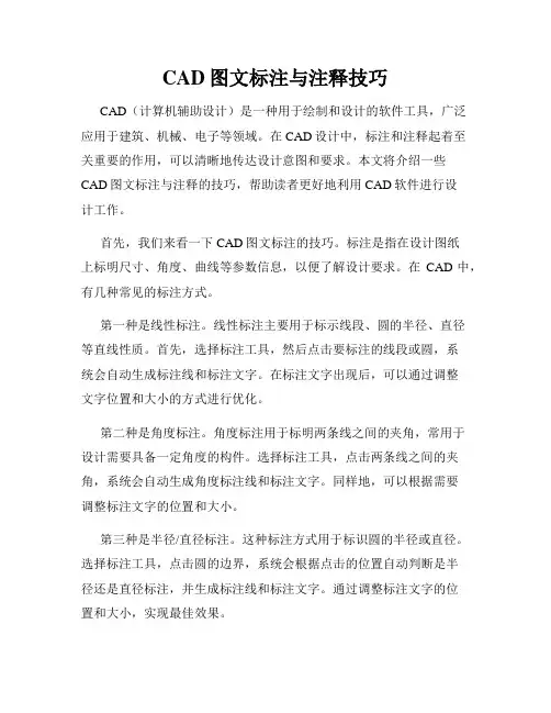 CAD图文标注与注释技巧