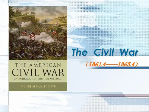 The Civil War——美国南北战争