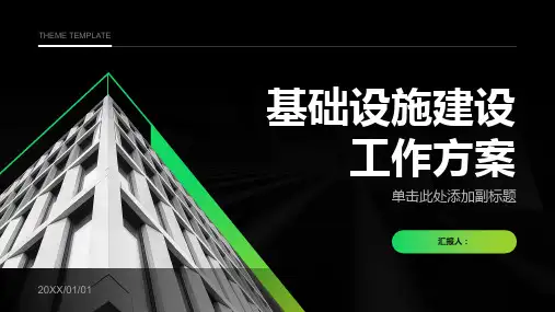 基础设施建设工作方案