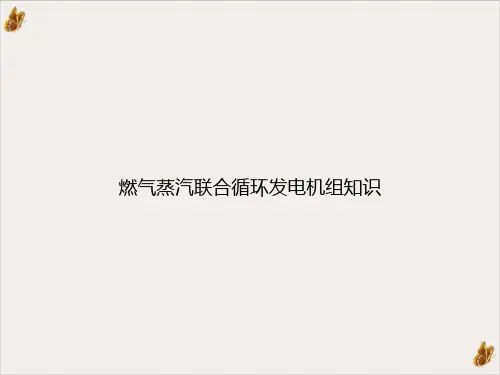燃气蒸汽联合循环发电机组知识PPT课件