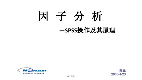因子分析  ppt课件