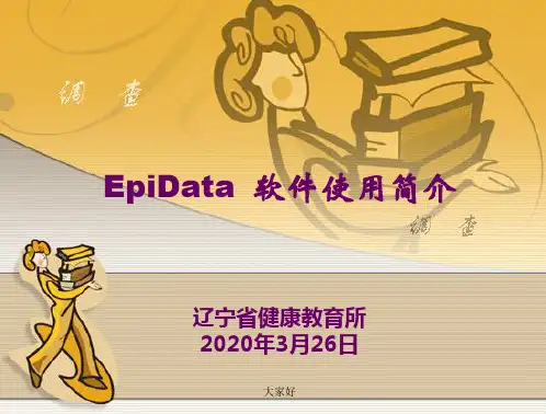 Epidata软件使用简介 PPT