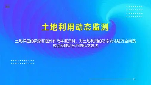 土地利用动态监测