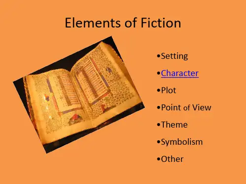 Character Analysis 分析