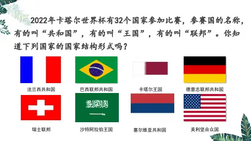 2.2 单一制和复合制(最新版)高二政治课件(统编版选择性必修1)