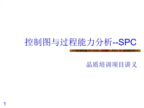 质量SPC_控制图与过程能力分析—公司培训用