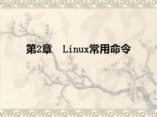 129938916268437500第2章Linux常用命令PPT课件