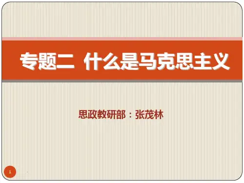 专题二什么是马克思主义PPT课件