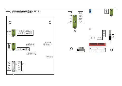 云台解码器12位拨码