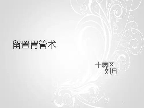 留置胃管术PPT课件