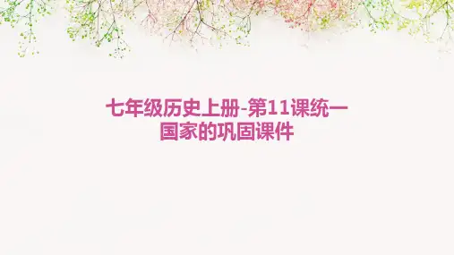 七年级历史上册-第11课统一国家的巩固课件-华东师大版