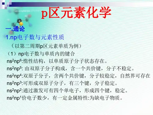 考研无机化学-p区元素0.