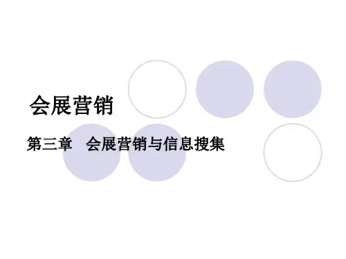 会展营销第三章