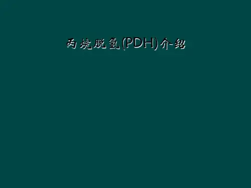 丙烷脱氢(PDH)介绍