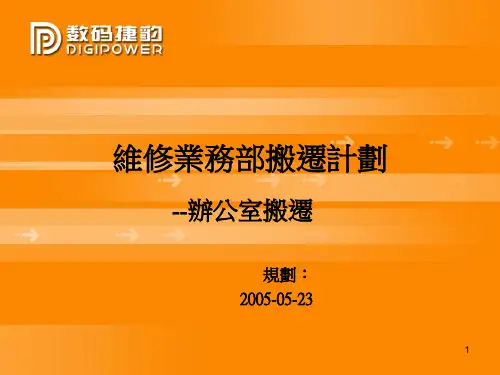 公司搬迁规划ppt课件