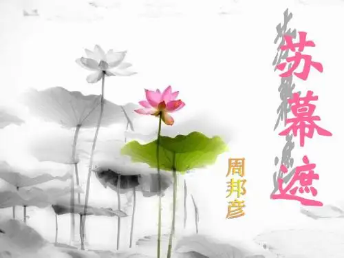 《苏幕遮》(周邦彦)讲课用