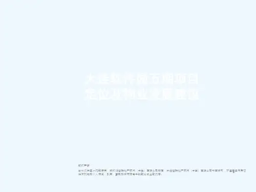 xx代理大连软件园五期项目定位及物业发展建议--jionns