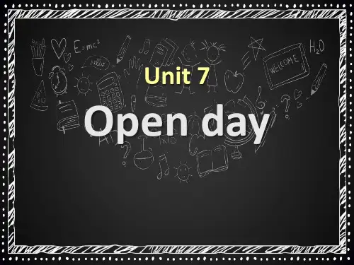 小学五年级下册英语 《Open day》优质课件PPT
