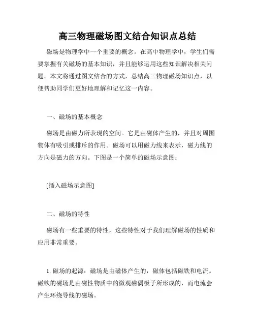 高三物理磁场图文结合知识点总结