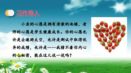 统编版人教版六年级下册语文ppt课件-习作心愿  (共22张)